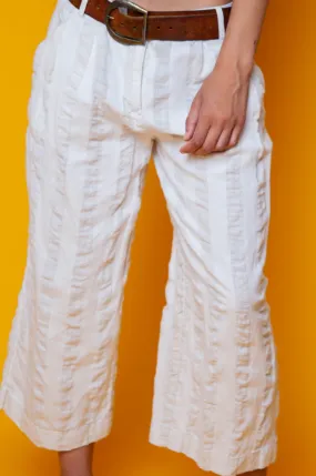 Wide Leg White Pants