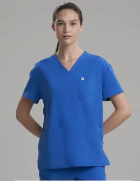 Womens 3-Pocket V-Neck Scrub Top